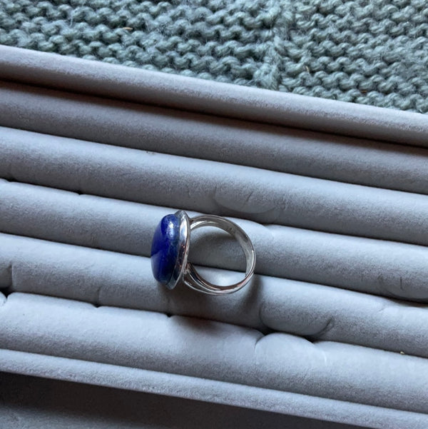 Sterling Silver Lapis Lazuli Ring