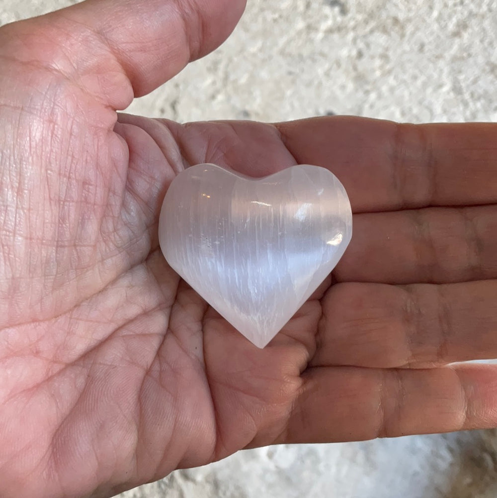Selenite Heart 4cm