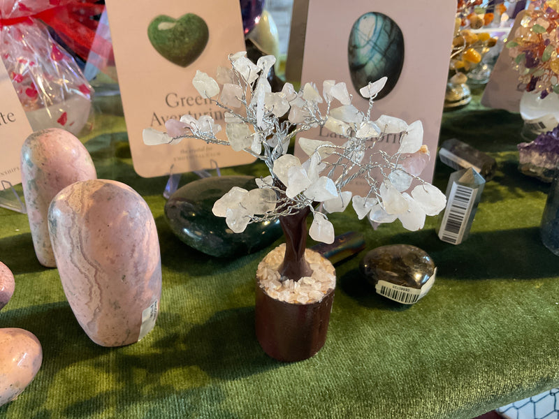 ROSE QUARTZ CRYSTAL TREES