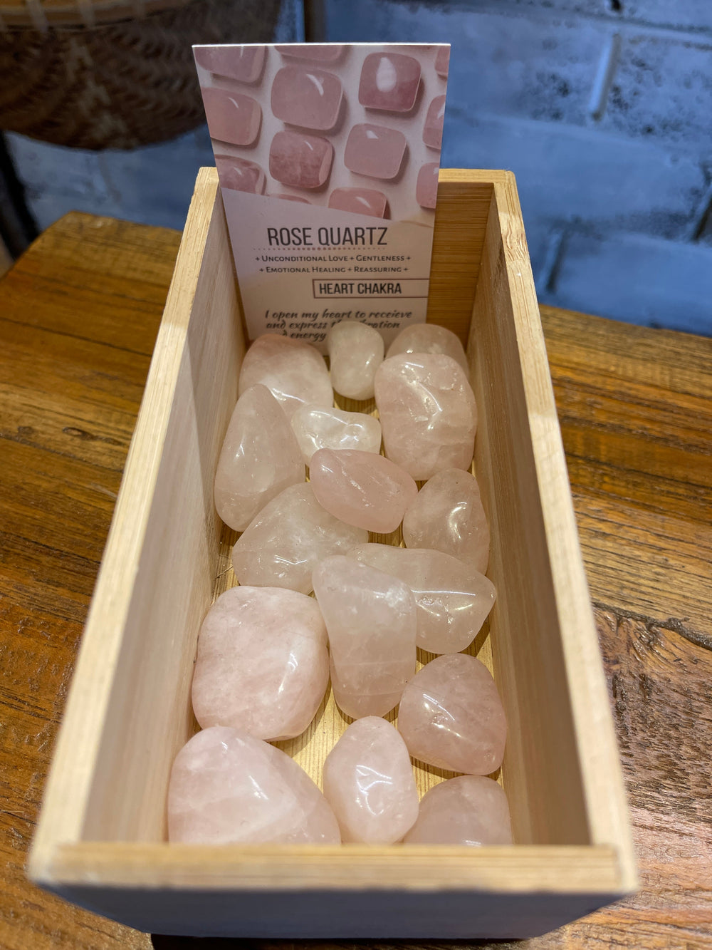 Rose Quartz Tumbled Stone