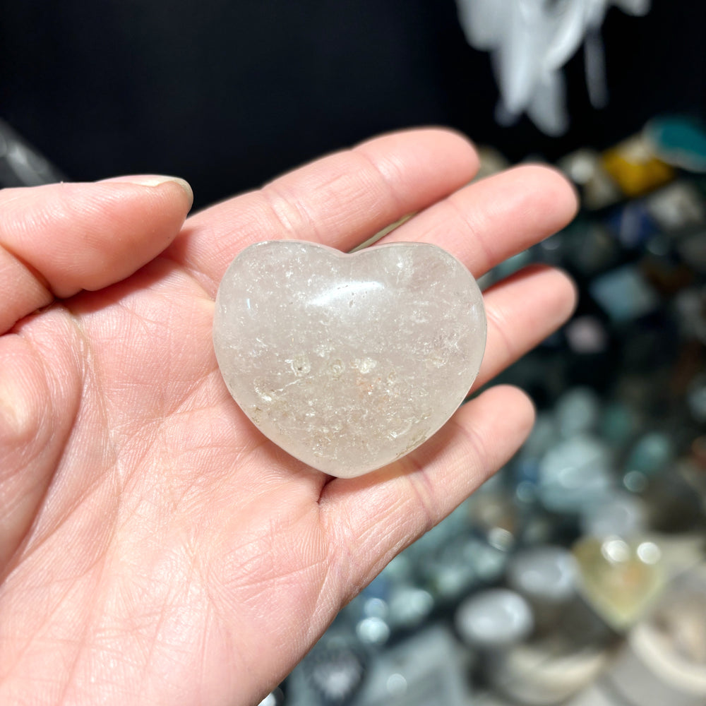 Clear Quartz Heart