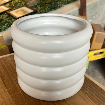 CERAMIC BEEHIVE WHITE