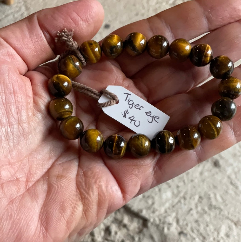 Tiger Eye Gold Bracelet