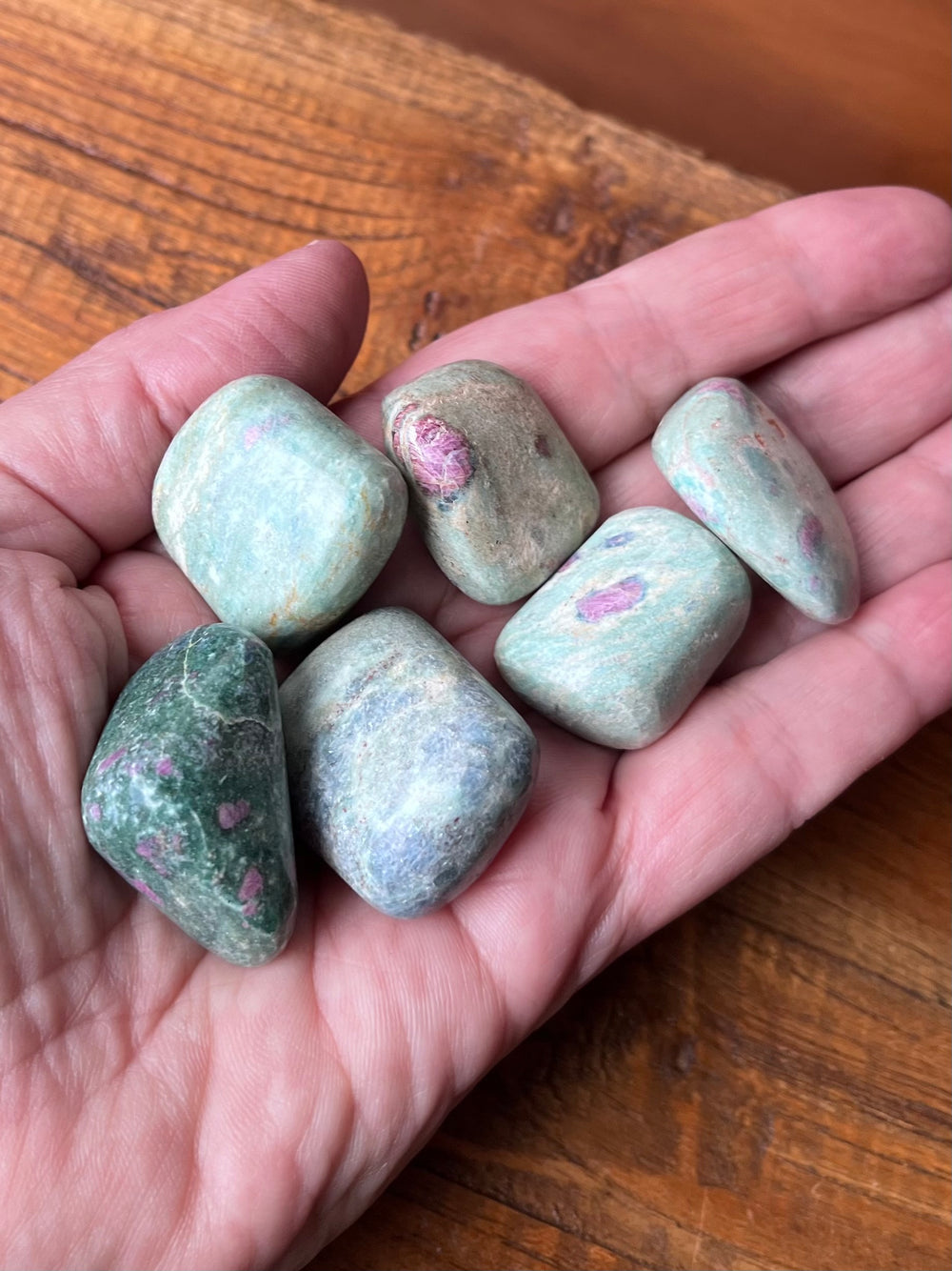 Ruby Fuchsite Tumbled Stone