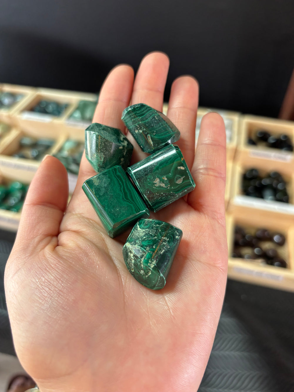 Malachite Tumbled Stone