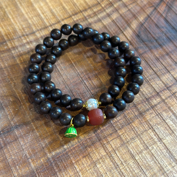 Wooden Bead Meditation Bracelet