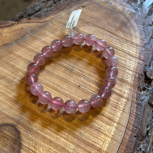 10mm STRAWBERRY QUARTZ