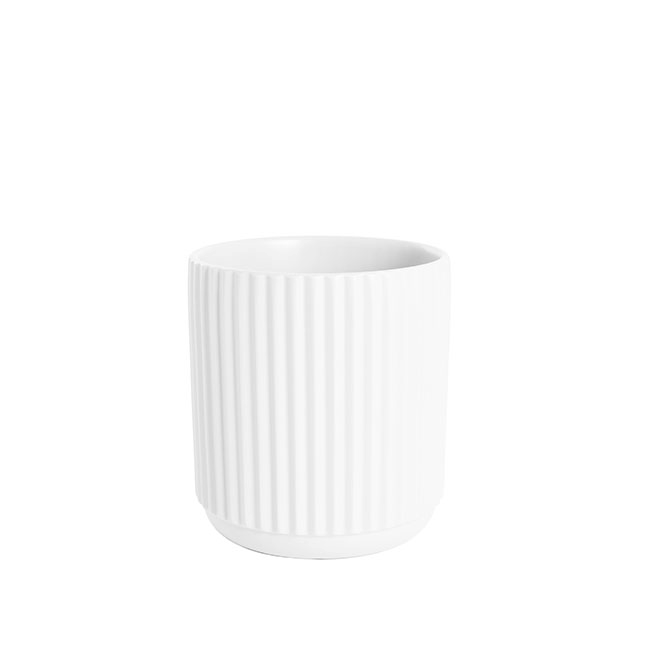 CERAMIC CYPRUS WHITE VASE