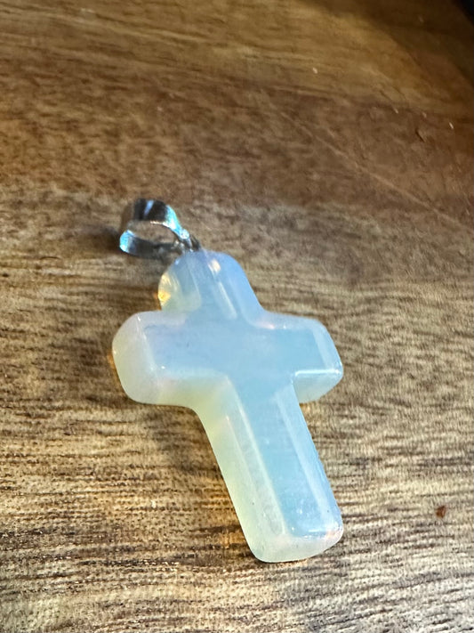 OPALITE CROSS PENDANT