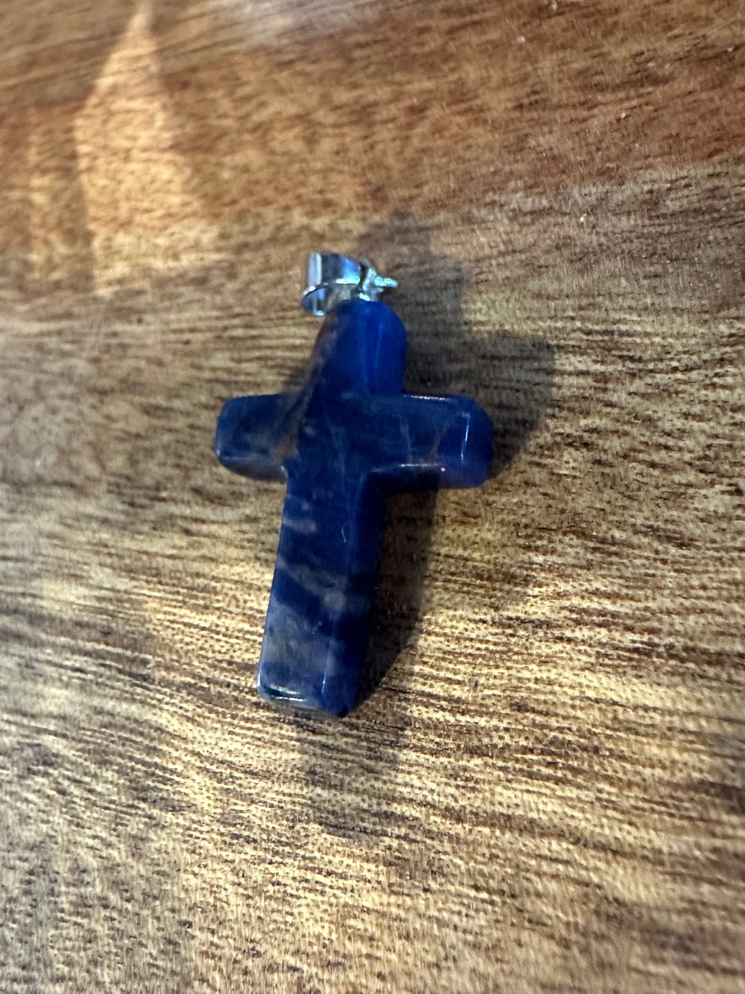 LAPIS LAZULI CROSS PENDANT