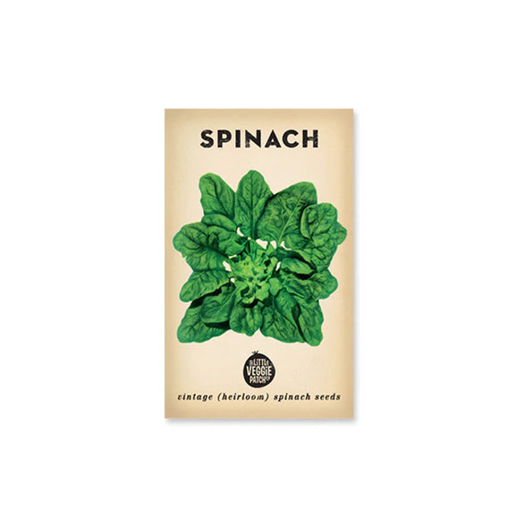 Premium Heirloom Spinach Seeds - Bloomsdale Variety for Home Garden