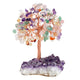COLORFUL CRYSTAL TREE (STONE BASE)
