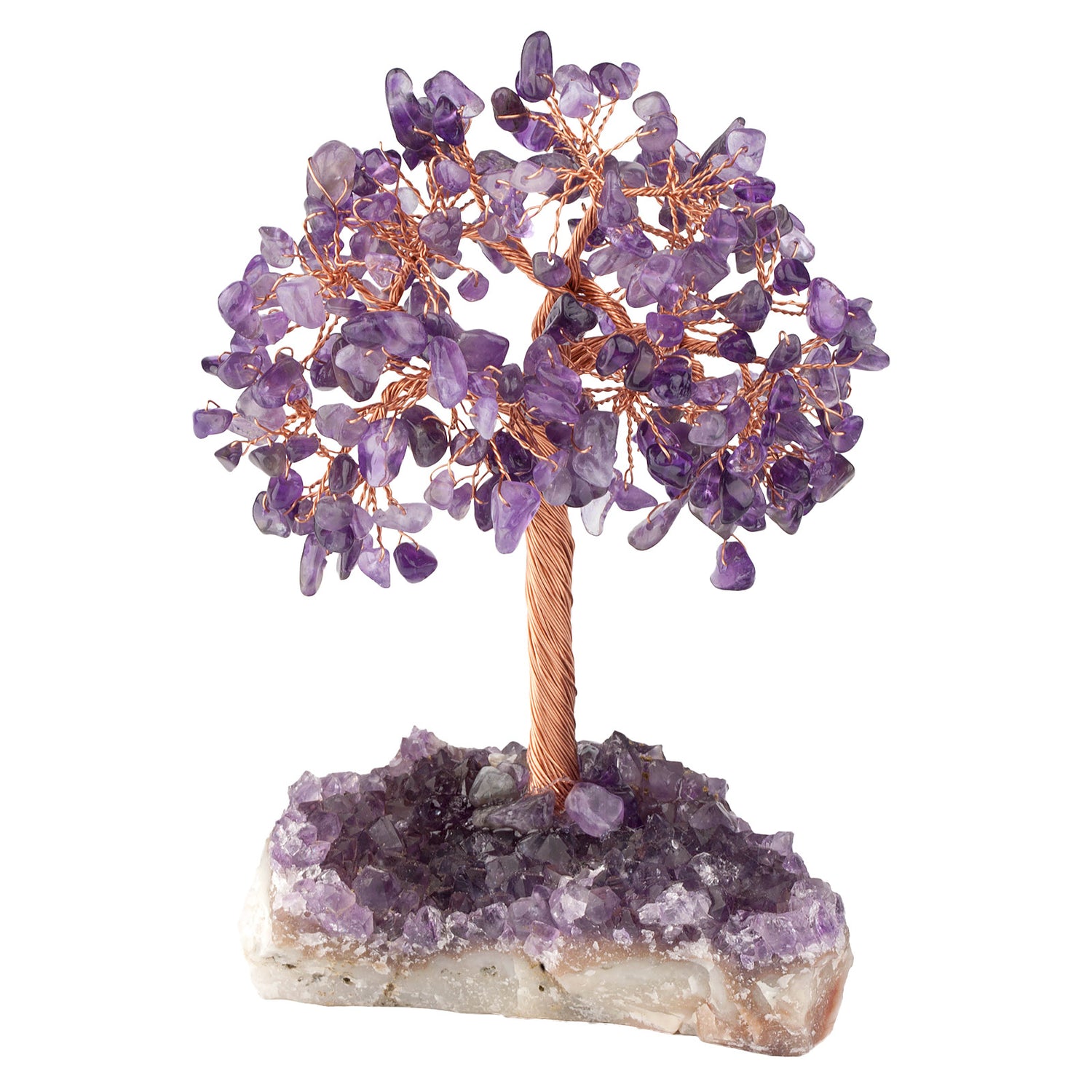 AMETHYST CRYSTAL TREE (STONE BASE)