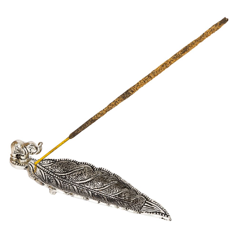 Elephant Leaf Incense Burner 14cm