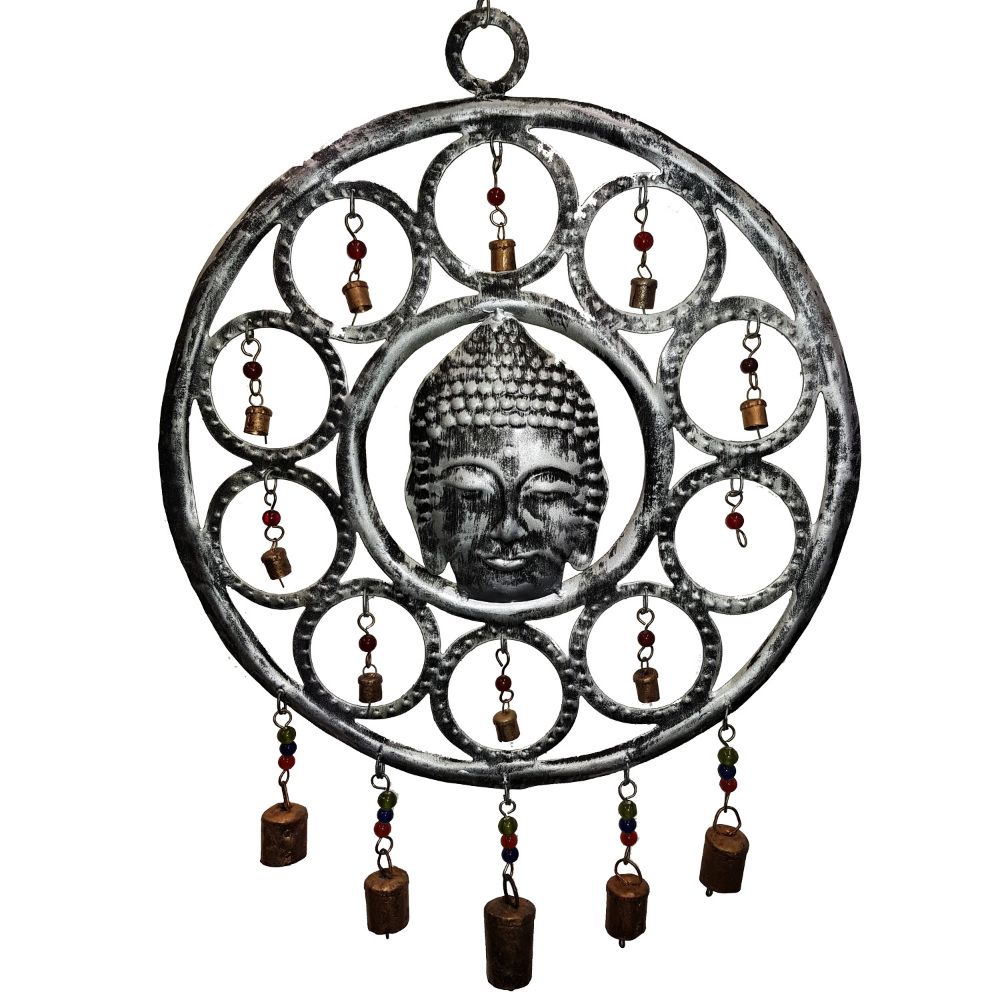 Buddha Head Wind Chime 35cm x 65cm