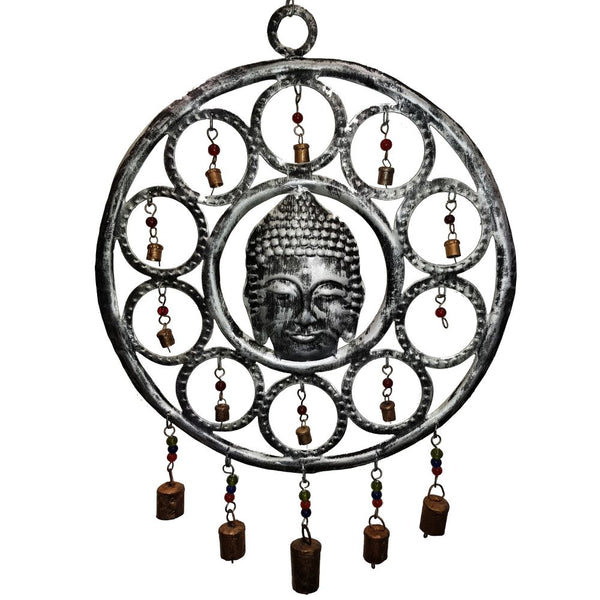 Buddha Head Wind Chime 35cm x 65cm