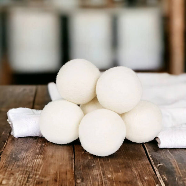 100% NZ Merino Wool Dryer Balls (Qty 6)