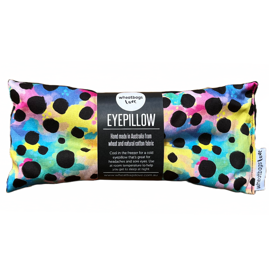 Eye Pillow - Cheetah Rainbow (Lavender Scented)