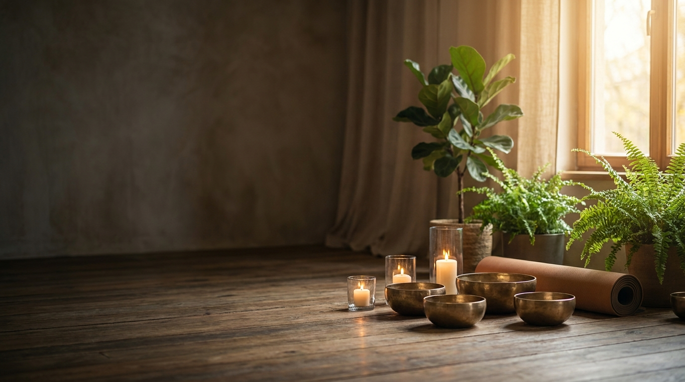 Healing circles, yoga and card readings.