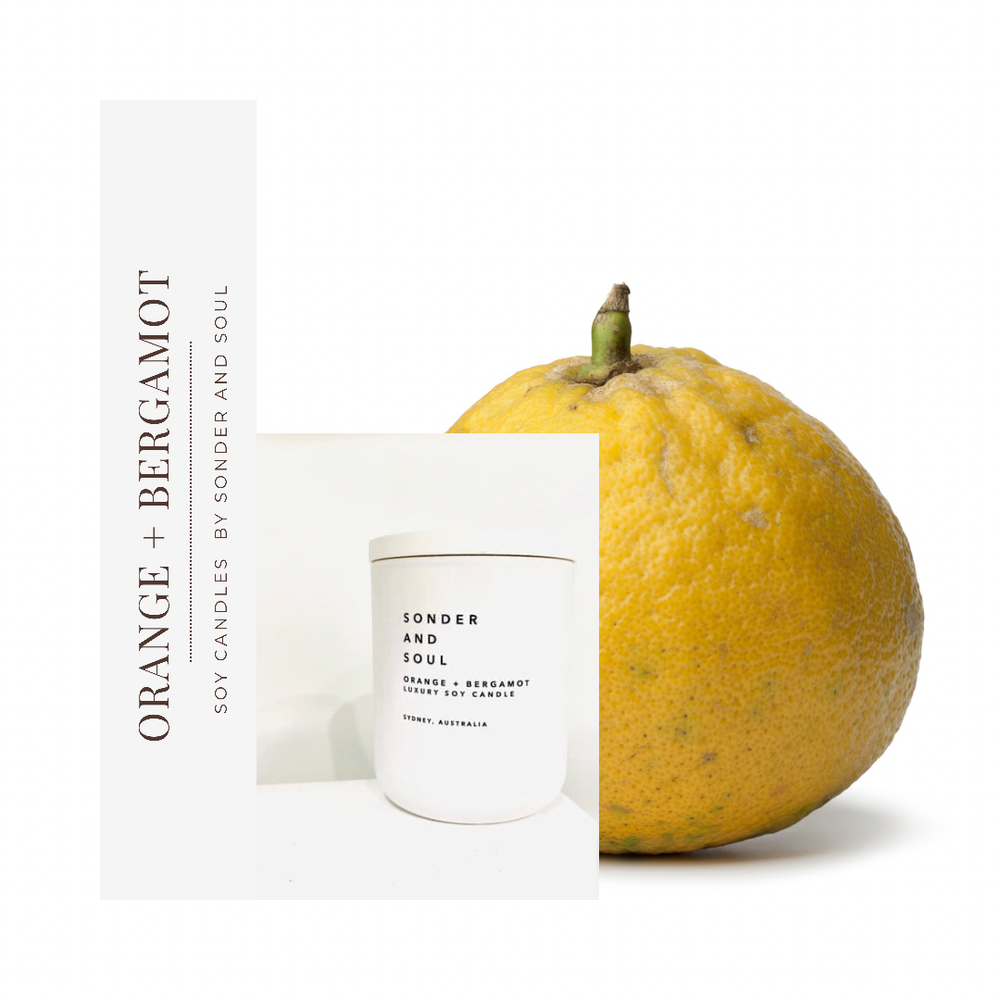 Orange + Bergamot Soy Candle
