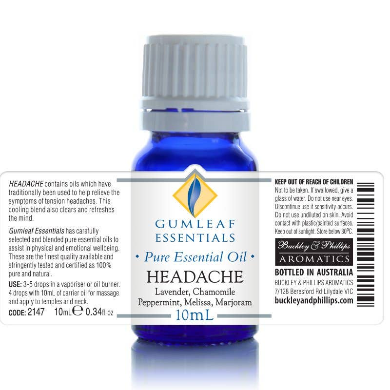Headache Essential Oil Blend