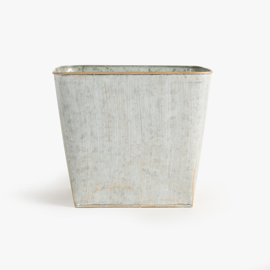 Atelier Square Metal Tin Planter