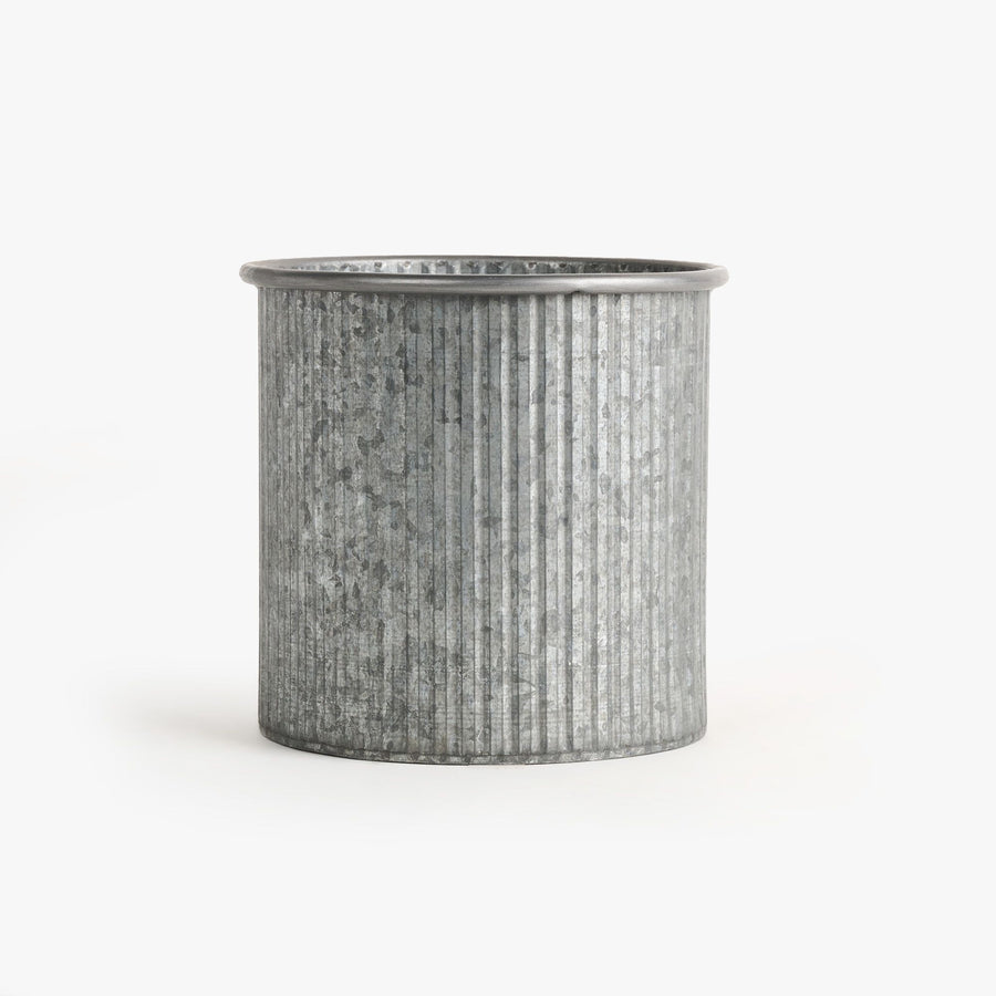 Bastille Round Tin Planter