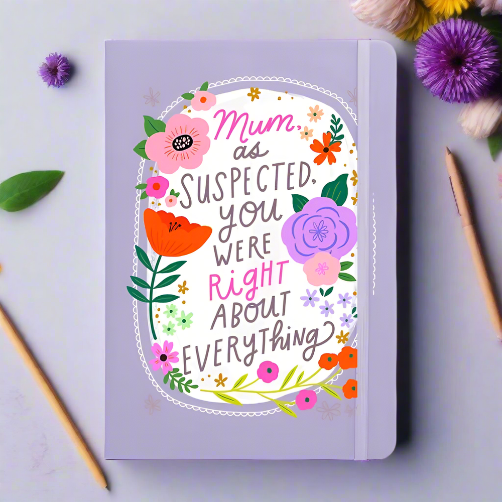 Mom, As Suspected, You Were Right About Everything Notebook