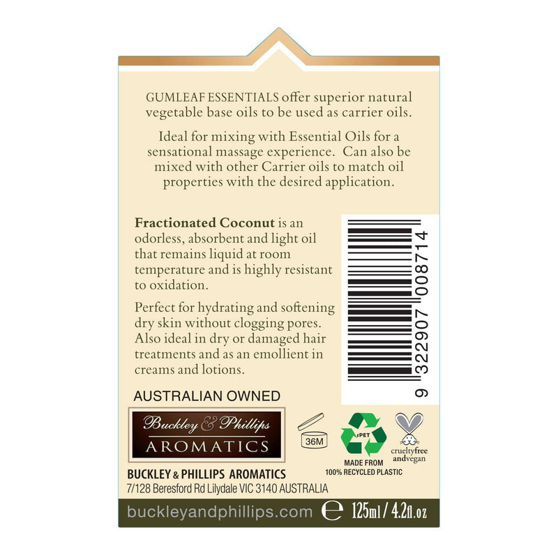 Fractionated Coconut Carrier Oil