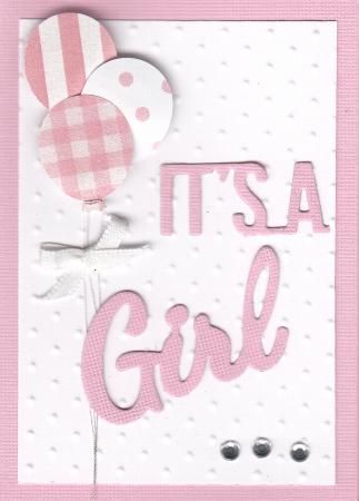 Girl Balloons Gift Card