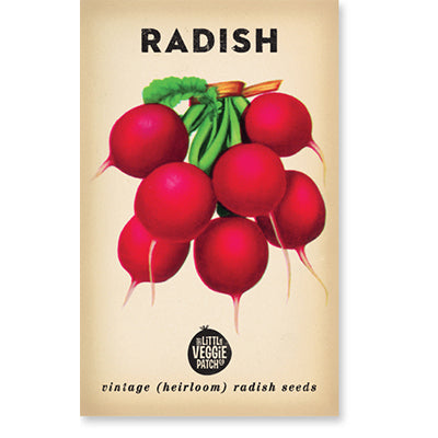 Cherry Belle Radish Heirloom Seeds - Crisp, Crunchy, and Flavorful