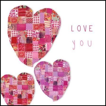 Love You Hearts Gift Card