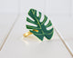 MONSTERA NAPKIN RINGS